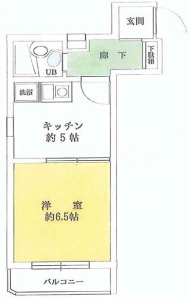 センチュリー学芸大学305の間取り