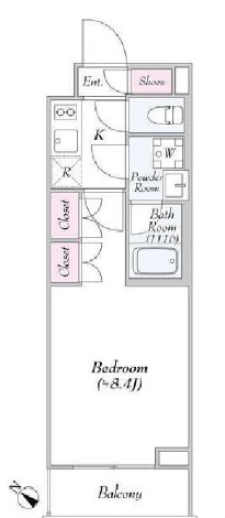 レガリス池尻大橋207の間取り