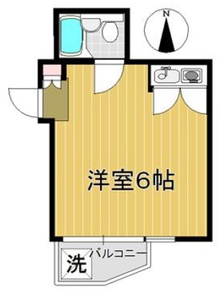 ウェルス用賀台503の間取り