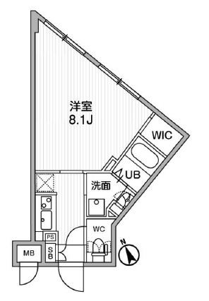 ルネサンスコート桜新町404の間取り