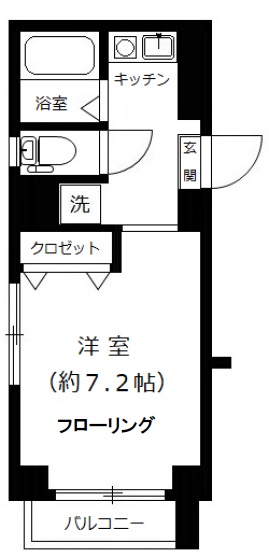 アーバンサイドテラス406の間取り