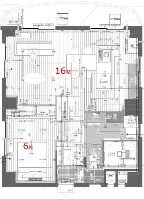 リフィオ三軒茶屋3-Aの間取り
