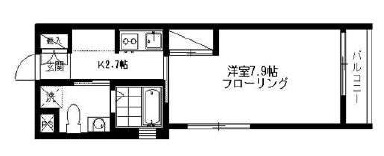 CLOVER HOUSE壱番館303の間取り