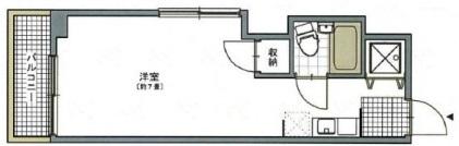 ヒルクレスト大橋301の間取り