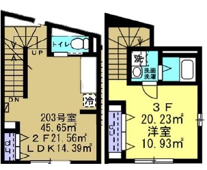 sincrease用賀（シンクリース用賀）203の間取り