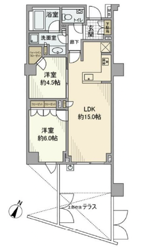 グランドメゾン桜新町102の間取り