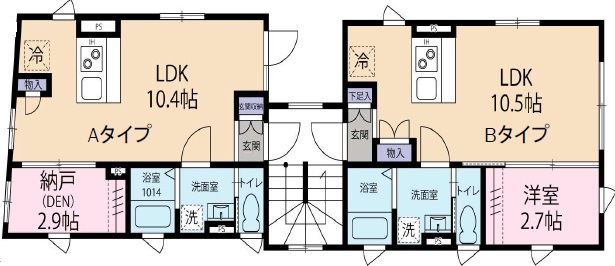 S-BASE駒沢公園302の間取り