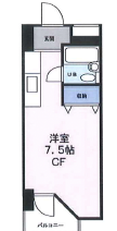 浦ーMKY恵比寿ビル0206の間取り