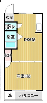 パークスクエア学芸大学3-Bの間取り