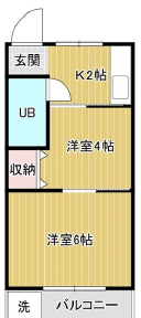 パークスクエア学芸大学4-Bの間取り