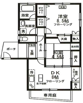 サンモール101の間取り