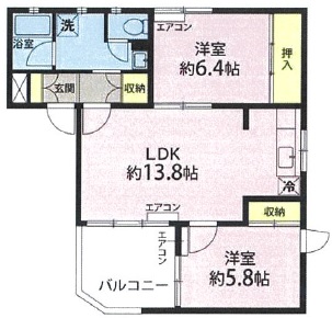 エクセル桜新町203の間取り