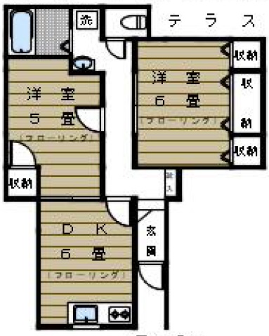 OKA三軒茶屋（オカ三軒茶屋）101の間取り