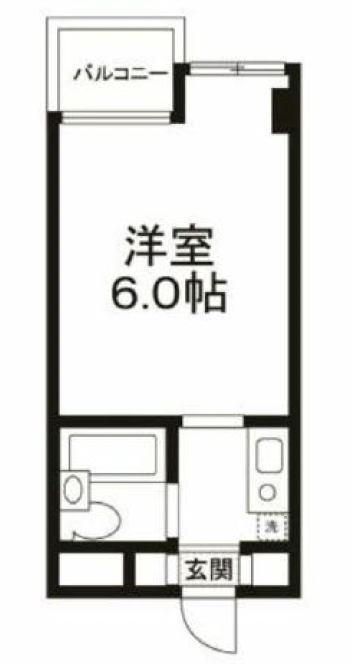 フォーシム用賀608の間取り