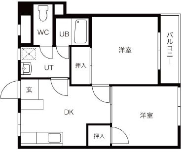 SETA東邦ビル402の間取り