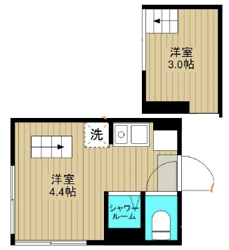 ファイン三軒茶屋201の間取り