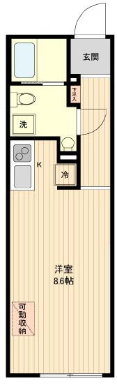 GC用賀208の間取り