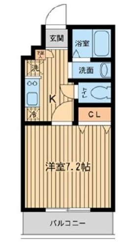 富士見プレイス202の間取り