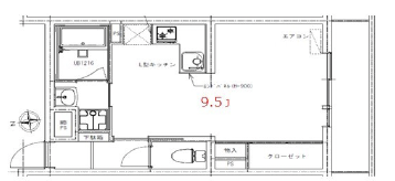 リフィオ都立大学103の間取り