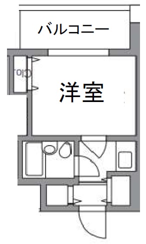 プラティーク目黒大橋203の間取り