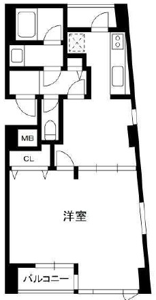 プラティーク目黒大橋205の間取り