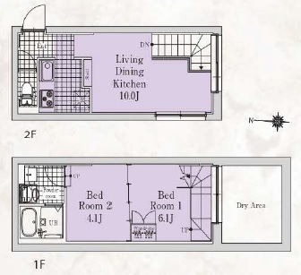 SOU代々木公園（ソウ代々木公園）203の間取り