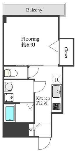 ペガサスマンション青葉台702の間取り