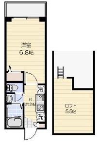 フィオーレ若林301の間取り