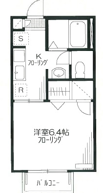 ディアスハピネス203の間取り