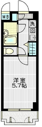 アカサシオン用賀台106の間取り