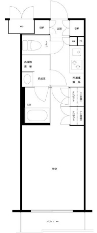 ルーブル三軒茶屋伍番館504の間取り