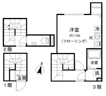 ラフォルテ白金302の間取り