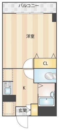 池尻3丁目マンション（物件名非掲載）1206の間取り