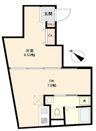 アトリア瀬田202の間取り