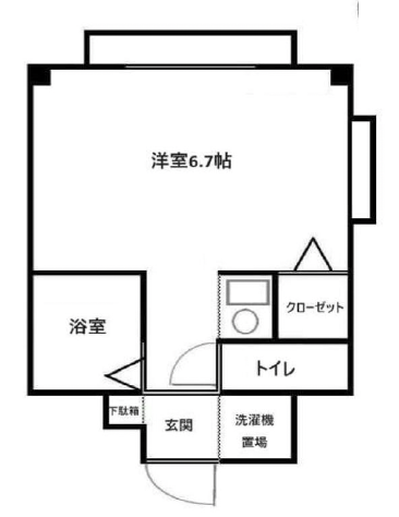 メゾン東山201の間取り