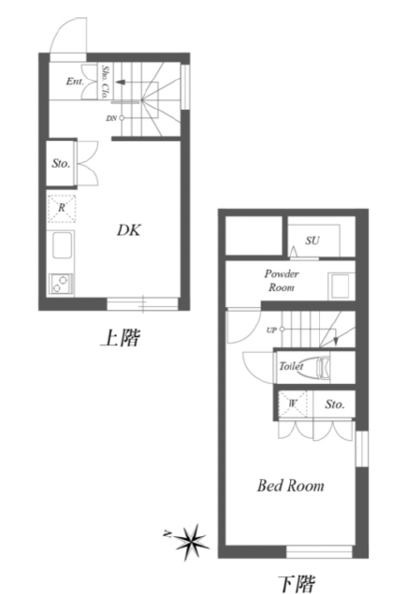 PASEO SANGENJAYA EAST WESTW102の間取り