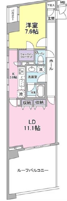 ソアラノーム碑文谷201の間取り