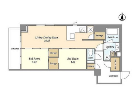 JP noie 駒沢大学101の間取り