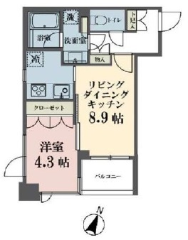 メゾンビスタ渋谷宇田川203の間取り