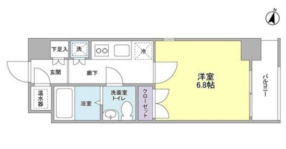 M'sレジデンスM309の間取り