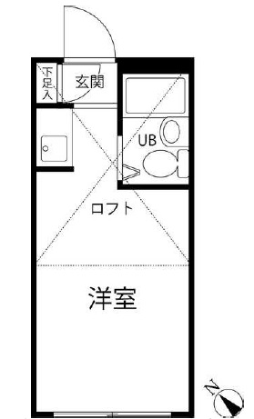 下北沢フラット103の間取り