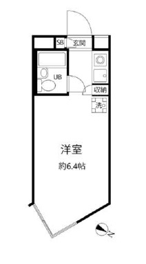 エスポワール中目黒113の間取り