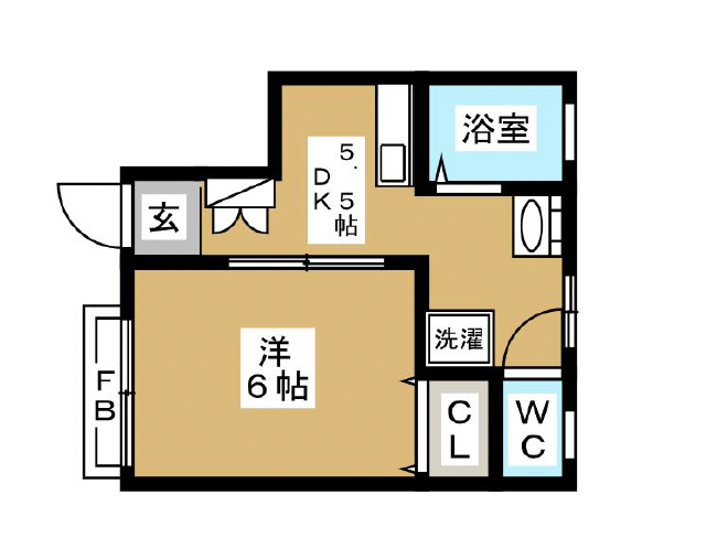 ハルクレース102の間取り