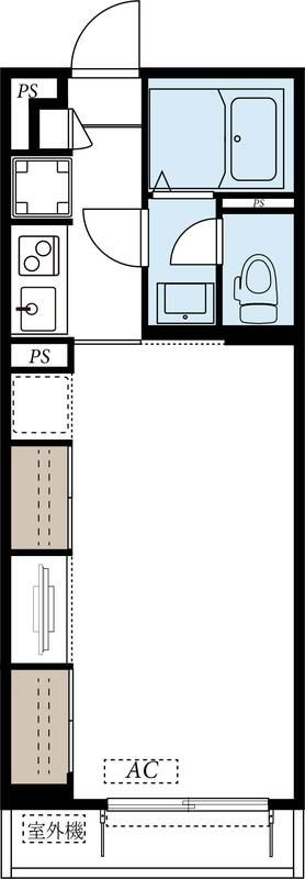 リバーサイド・住川202の間取り