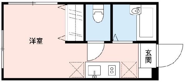 rabbit hutch Ⅱ（ラビットハッチⅡ）201の間取り