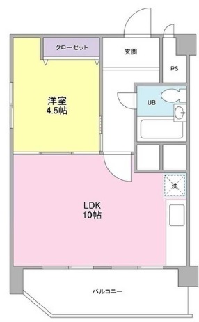 代沢ハウス301の間取り