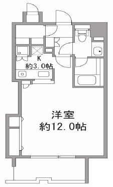 アクロス目黒1105の間取り