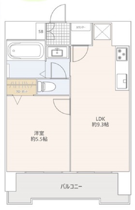 パラスト上目黒204の間取り