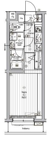 プラティーク三軒茶屋701の間取り