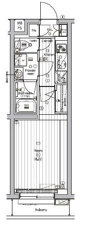 PREMIUM CUBE G 三軒茶屋207の間取り